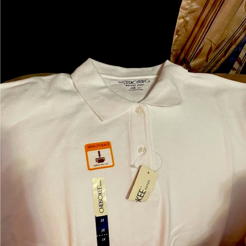 brand new Cherokee easy care cotton polo size XL   Great for work